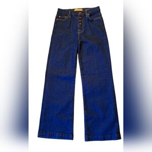 7 FOR ALL MANKIND Luxe Vintage Cropped Alexa Button Fly Jeans - Women's 25